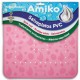 Salvaplatos PVC Translucido Circular 30cm Rosa Amiko