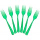 Set 6 Tenedores de Mesa "QQ" Verdes SINI