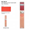 Rollo Mantel de Papel Impermeable 135x500cm Rojo SINI