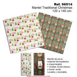 Mantel Traditional Christmas 120x140cm