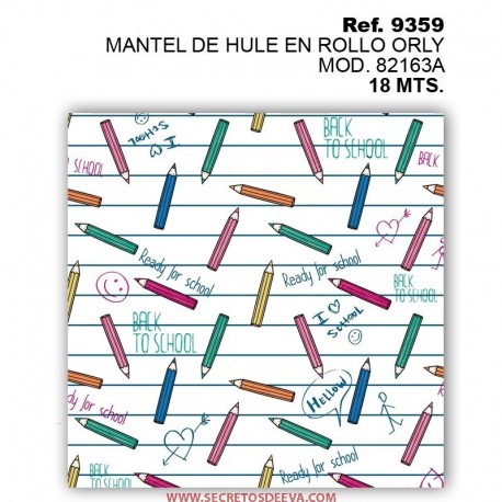 MANTEL DE HULE EN ROLLO ORLY MOD. 82149D