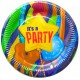 Set de 4 Platos Party para Fiesta "It's a Party" SINI